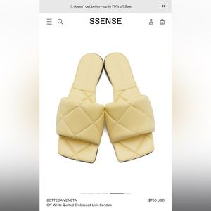 SALE ⭐️ BOTTEGA VENETA rubber lido flat sandals